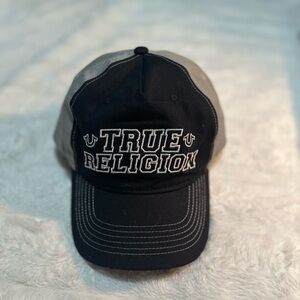 True Religion Charcoal and Black Hat